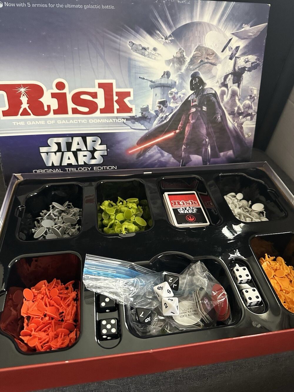 2006 Risk Star Wars Original Trilogy Edition Board Game Incomplete Hasbro